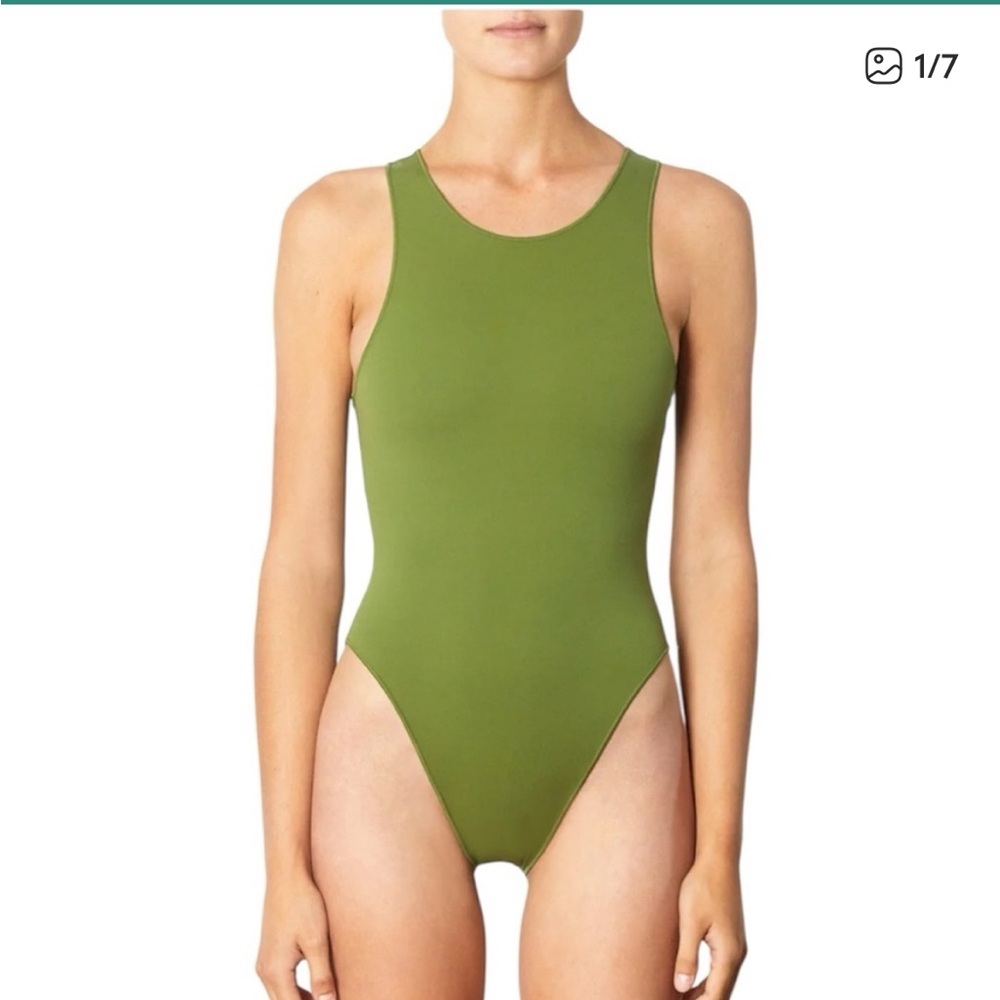 It’s Now Cool x Free People | The Contour Bodysuit in Pesto S